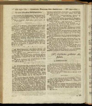 (IV) Geschichte gelehrter Anstalten