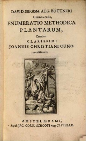 Enumeratio methodica plantarum