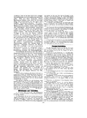 Mitteilungen und Nachrichten