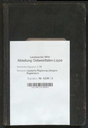 Vorstellungslisten des Aushebungsbezirks Detmold, Band 4