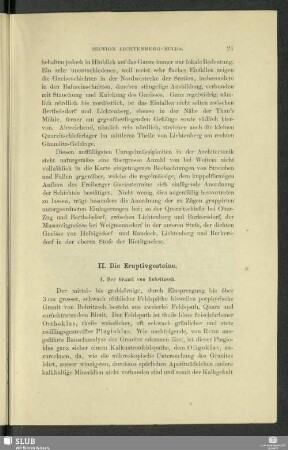 II. Die Eruptivgesteine