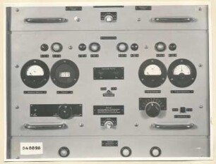 Fernsehsender HF 2832, Teilansicht Schrank B6 unten geschlossen, Foto 1954
