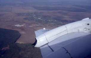Blick aus dem Flugzeug [Israel-Exkursion]