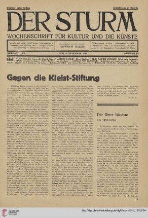 Nr. 86 (November 1911)