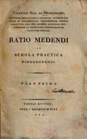 Ratio medendi in schola practica Vindobonensi, 1