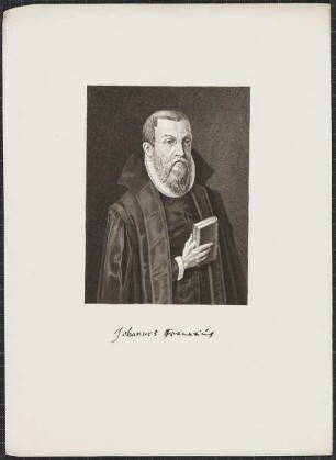 Icones Professorum Marpurgensium — Bildnis des Johannes Ferinarius (1534-1602)