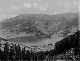Zell am See : Blick von den Bergen auf Zell am See