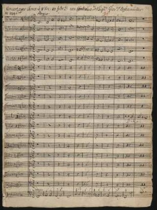Dilexi quoniam exaudiet Dominus; Coro, orch, org; g-Moll