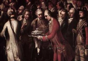 Fest des Goldenen Vlies-Ordens zur Zeit des Kaisers Franz I. Stephan in der Wiener Hofburg
