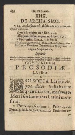 Compendium Prosodiae Latinae.