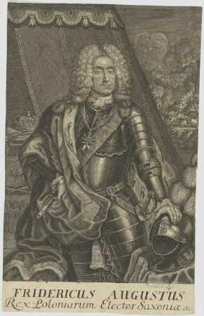 Bildnis des Fridericus Augustus, Rex Poloniarum