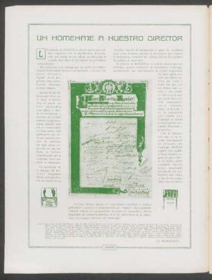 Un homenaje a nuestro director