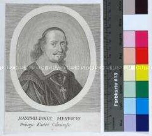 Porträt des Maximilian Heinrich Herzog von Bayern als Kurfürst von Köln