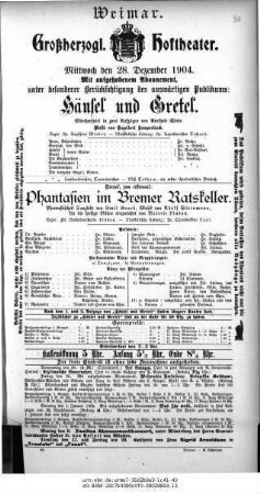 Phantasien im Bremer Ratskeller