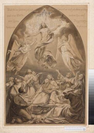 Himmelfahrt Christi, Entwurf für die Schlosskirche Hannover