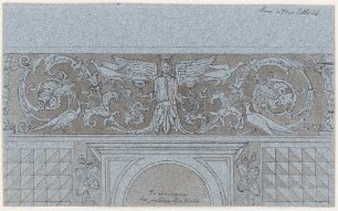 Palazzo Papa Giulio, Rom: Detail einer Wanddekoration