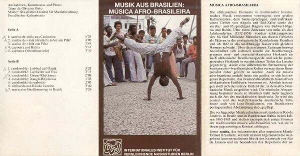 Musique du Brésil. Musica Afro-Brasileira. samba, candomblé, capoeira, etc.