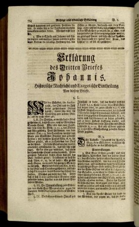 Erklärung des Dritten Briefes Johannis