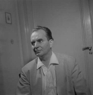Porträt des Komponisten Dr. Gerhard Becker : Porträt von Gerhard Becker