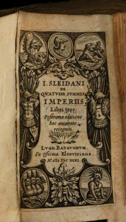 I Sleidani De Qvatvor Svmmis Imperiis Libris tres
