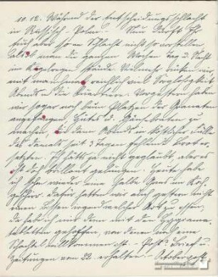 Ernst Emmerich an seine Eltern am 10.12.1914 (3.2011.3530)