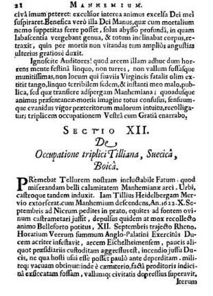 Sectio XII.