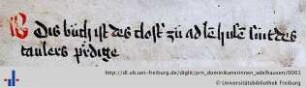[Provenienz]: Dominikanerinnenkloster Mariä Verkündigung 