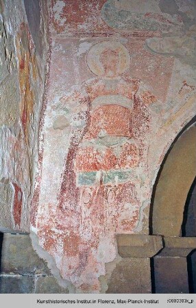 Die Ausmalung der Südkapelle : Die Ausmalung der Grabkapelle König Bagrats VI. Narin : Heiliger Krieger