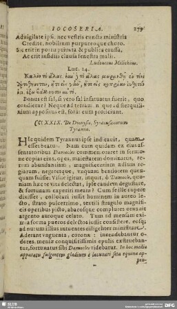 CCCXXIX. De Dionysio, Syracusanorum Tyranno