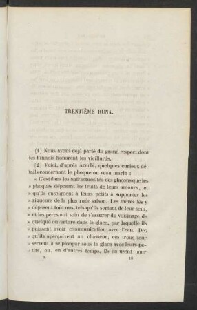 Trentième Runa.