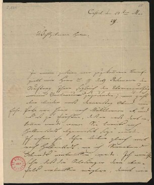 Brief an Gotthelf Wilhelm Theodor Heinrichshofen : 27.05.1829