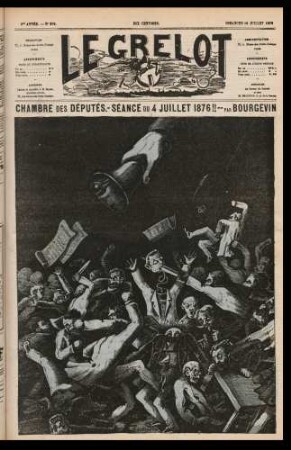 Chambre des Députés. – Séance du 4 Juillet 1876!!, par Bourgevin