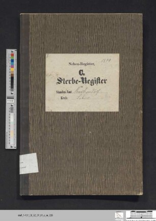 Sterberegister Markendorf 1899