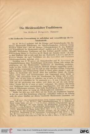 58: Die Bleidenstädter Traditionen