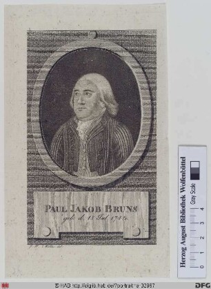 Bildnis Paul Jacob Bruns