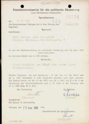 Karrer, Karl