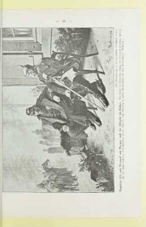 Napoleon III. und Bismarck am Morgen nach der Schlacht bei Sedan