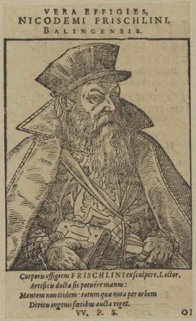 Bildnis des Nicodemus Frischlinus