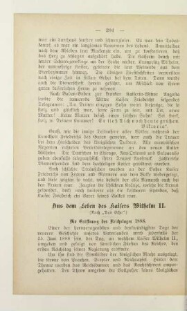 Die Eröffnung des Reichstages 1888