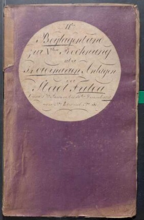IX A 1 - Alte Stadtrechnungen (1818)