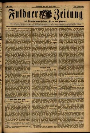 Ausgabe vom Mittwoch, den 17. Juli 1895.