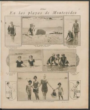 En las playas de Montevideo
