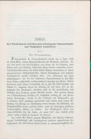§ 1. Die Abstammung.