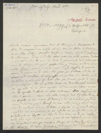 Brief an Francesco Algarotti : 14.02.1728