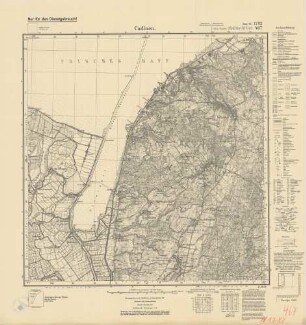 1782 (alte Nr.: 467) Cadinen, Meßtischblatt (4 cm - Karte)