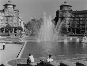 Am Friedrichsplatz in Mannheim