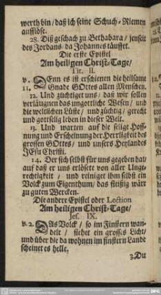 Am heiligen Christ-Tage