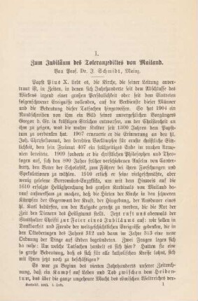 1-12 Zum Jubiläum des Toleranzediktes von Mailand