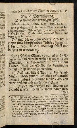 59-75, Die V. Betrachtung.