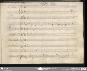 Introduzione: "Deh serenate il ciglio"